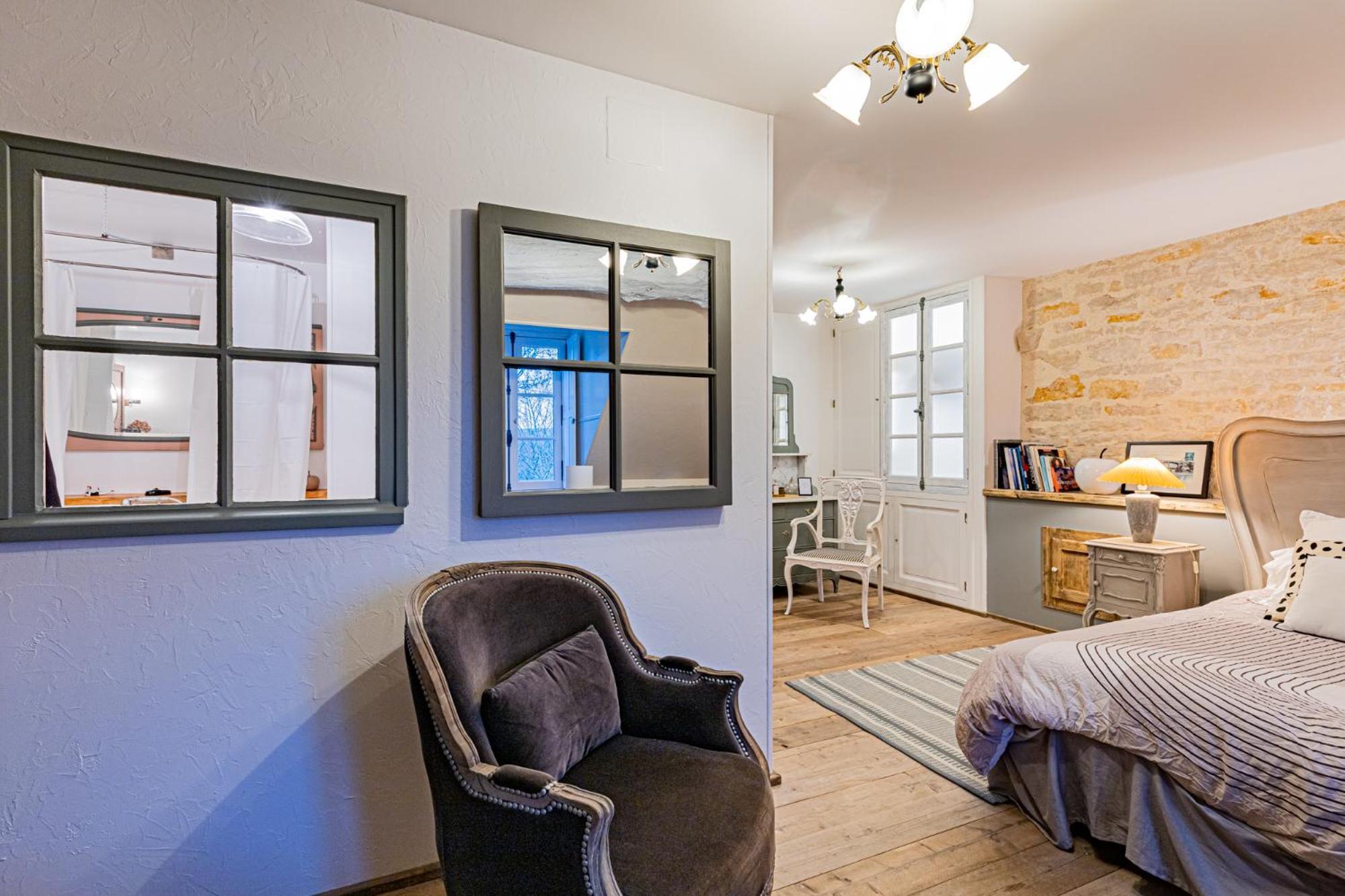 Le Domaine Des Carriers Bed & Breakfast Chevroches Rom bilde