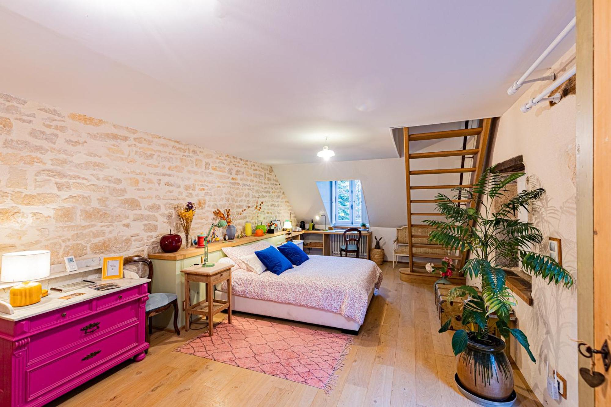 Le Domaine Des Carriers Bed & Breakfast Chevroches Rom bilde