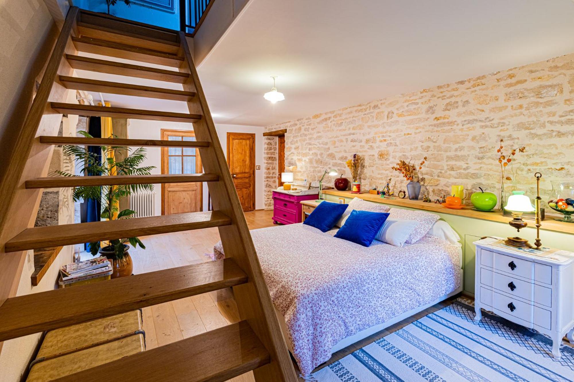 Le Domaine Des Carriers Bed & Breakfast Chevroches Rom bilde
