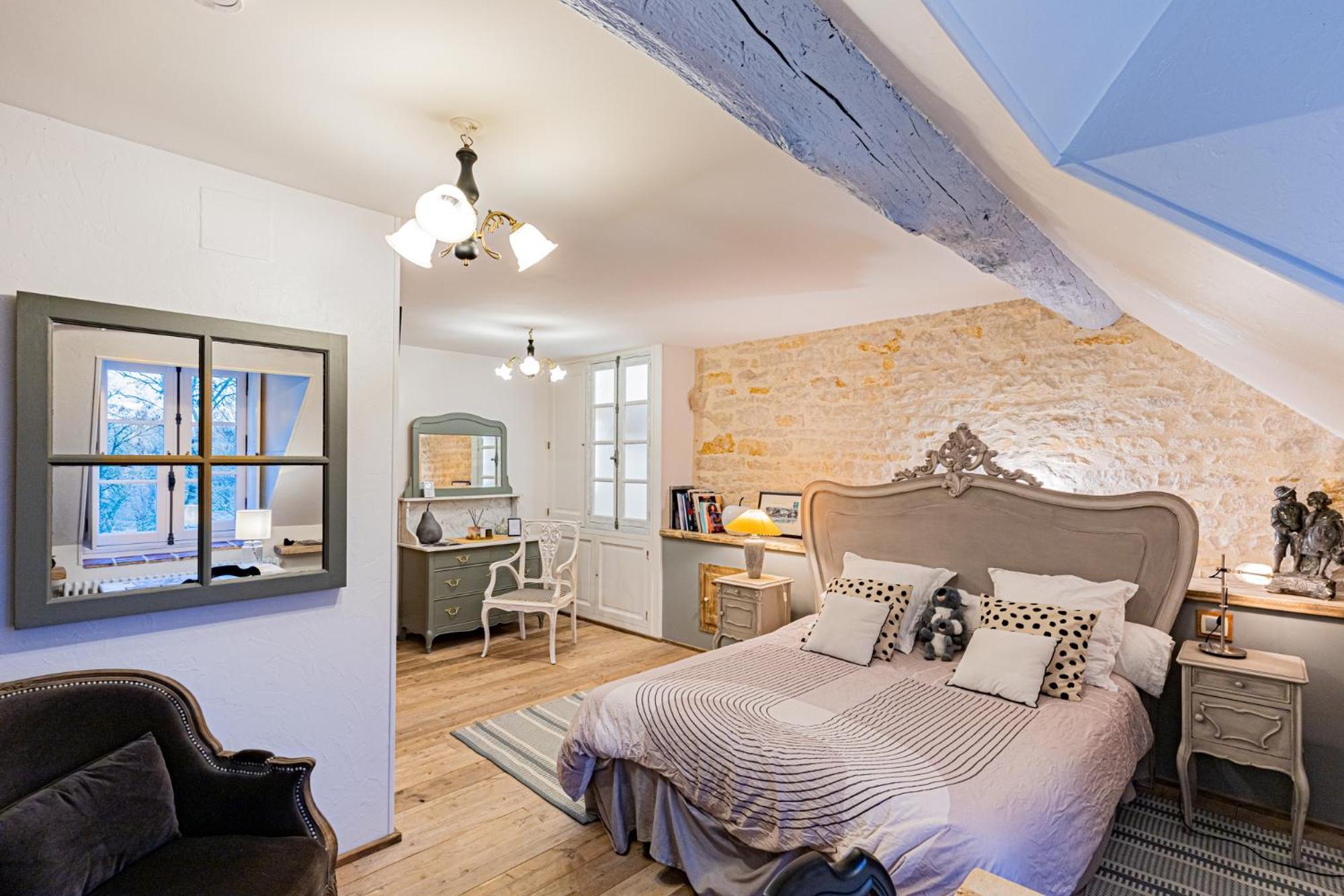 Le Domaine Des Carriers Bed & Breakfast Chevroches Rom bilde